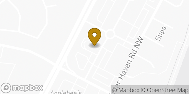 Map showing the location of McDonald's in Albuquerque, NM 87120