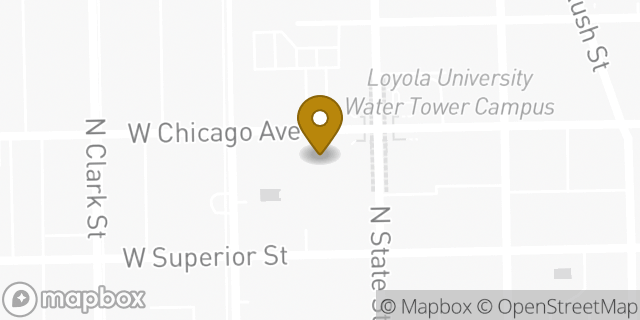 Map showing the location of Life Time in Chicago, IL 60654