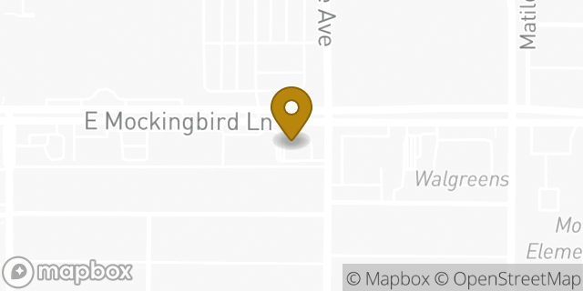 Map showing the location of Chase Bank in Dallas, TX 75206