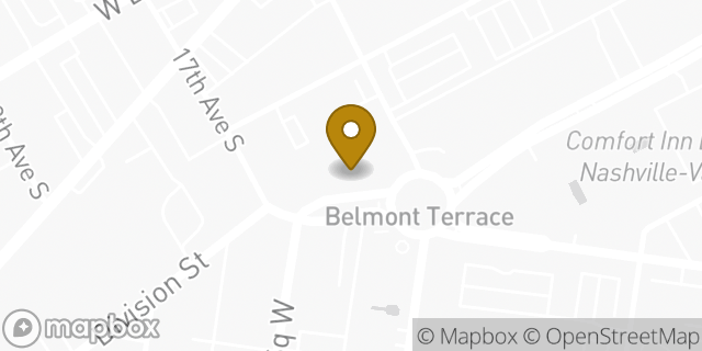 Map showing the location of Regions Bank in Nashville, TN 37203
