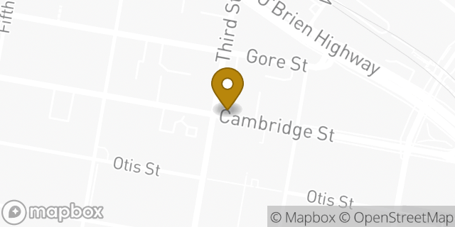 Map showing the location of ATM CVS in Cambridge, MA