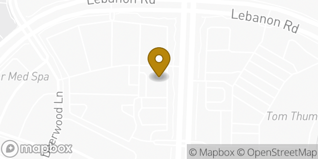 Map showing the location of The UPS Store in Frisco, TX 75036
