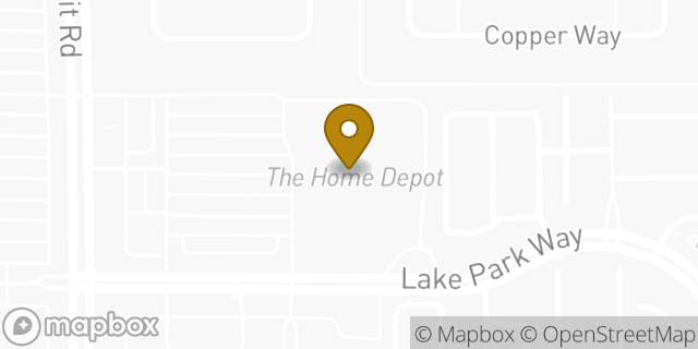 Map showing the location of Penske Truck Rental in Richardson, TX 75080