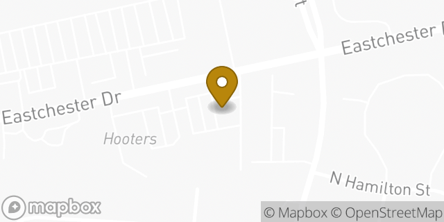 Map showing the location of Baskin-Robbins in High Point, NC 27262