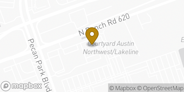 Map showing the location of Olive Garden in Austin, TX 78750