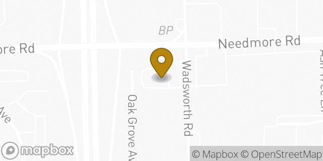 Map showing the location of McDonald's in Dayton, OH 45414