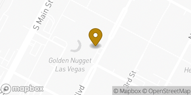 Map showing the location of Budget Car Rental in Las Vegas, NV 89101