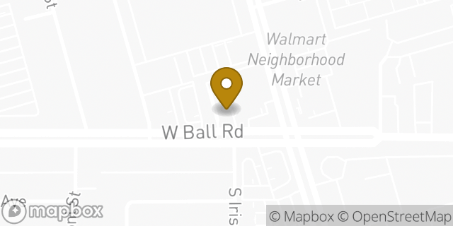 Map showing the location of McDonald's in Anaheim, CA 92805