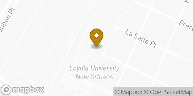 Map showing the location of Amazon Locker - Gentleman in New Orleans, LA 70118