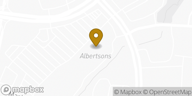 Map showing the location of Albertsons in McKinney, TX 75070