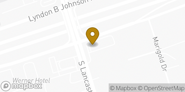 Map showing the location of Days Inn in Dallas, TX 75241