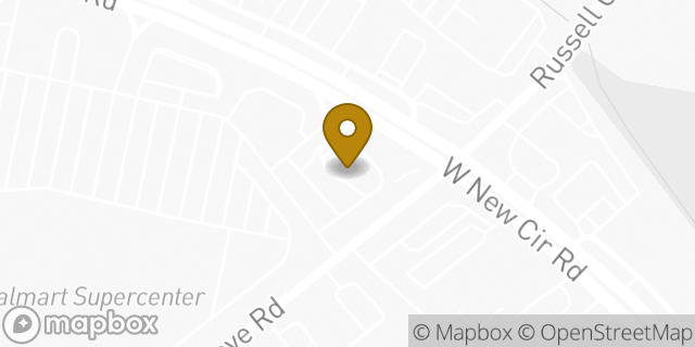 Map showing the location of McDonald's in Lexington, KY 40505