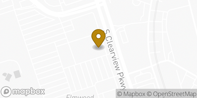 Map showing the location of Subway in New Orleans, LA 70123