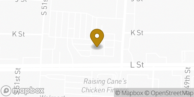 Map showing the location of Papa Johns Pizza in Omaha, NE 68117