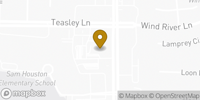 Map showing the location of CVS Pharmacy in Denton, TX 76210