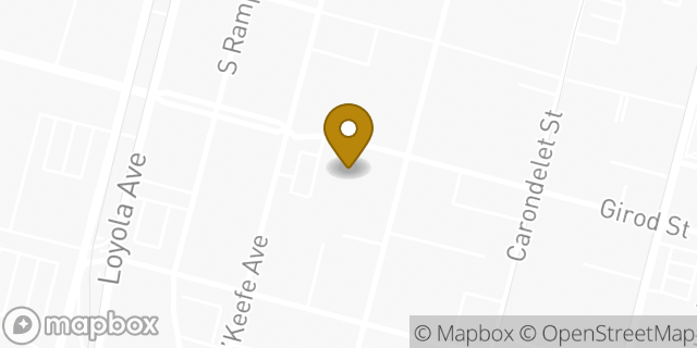 Map showing the location of Coinme in New Orleans, LA 70113