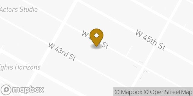 Map showing the location of Alamo Rent A Car in New York, NY 10036