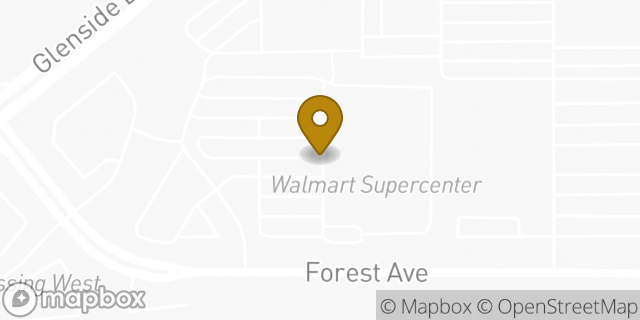 Map showing the location of Walmart Connection Center in Richmond, VA 23230