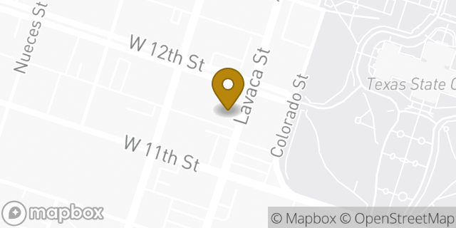 Map showing the location of The UPS Store in Austin, TX 78701