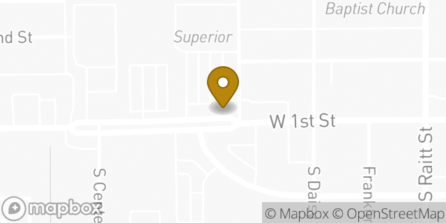 Map showing the location of Coinme in Santa Ana, CA 92703