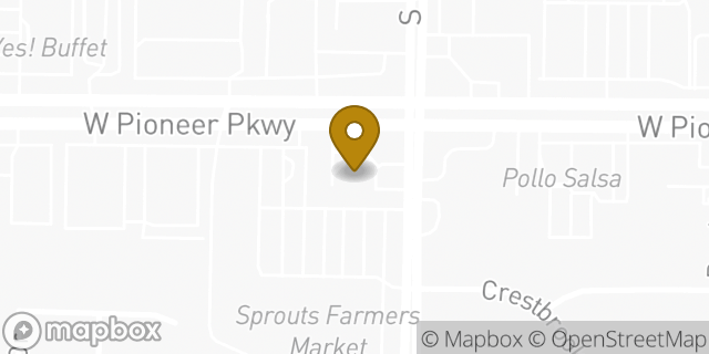 Map showing the location of Coinme in Grand Prairie, TX 75052