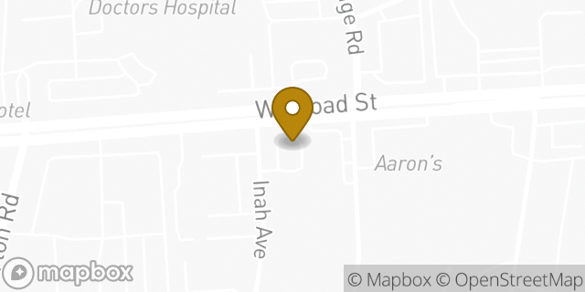 Map showing the location of Dunkin' in Columbus, OH 43228