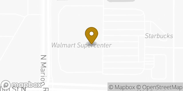 Map showing the location of Subway in Sioux Falls, SD 57107
