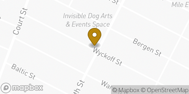 Map showing the location of Starbucks in Brooklyn, NY 11201