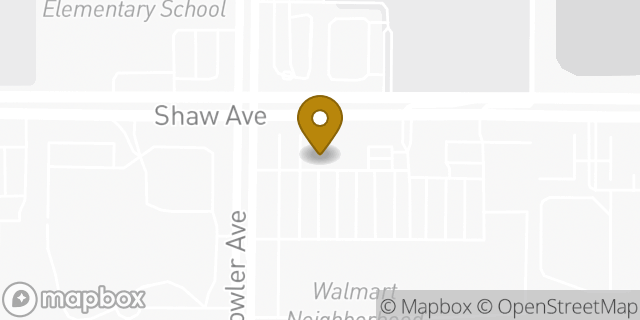 Map showing the location of Chase Bank in Clovis, CA 93611