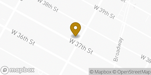 Map showing the location of CVS Pharmacy in New York, NY 10018