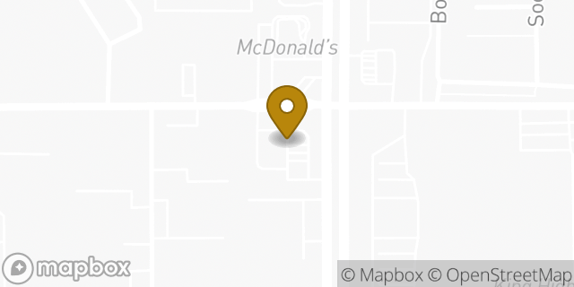 Map showing the location of Dunkin' in Tampa, FL 33610