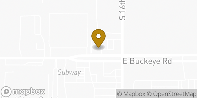 Map showing the location of Chase Bank in Phoenix, AZ 85034