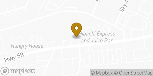 Map showing the location of Starbucks in Chattanooga, TN 37416