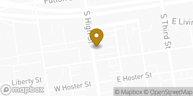 Map showing the location of Chipotle Mexican Grill in Columbus, OH 43215