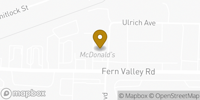 Map showing the location of McDonald's in Louisville, KY 40213