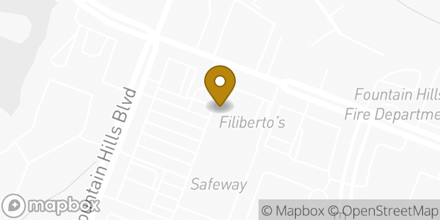 Map showing the location of Subway in Fountain Hills, AZ 85268