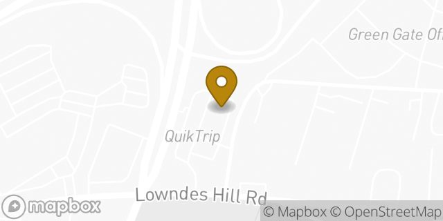 Map showing the location of Amazon Locker - Harlan in Greenville, SC 29607