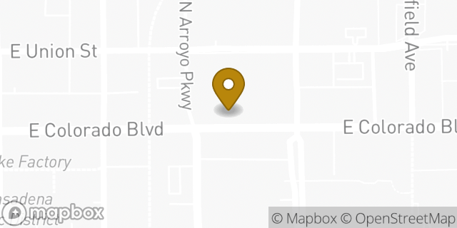 Map showing the location of 177 Colorado in Pasadena, CA 91105