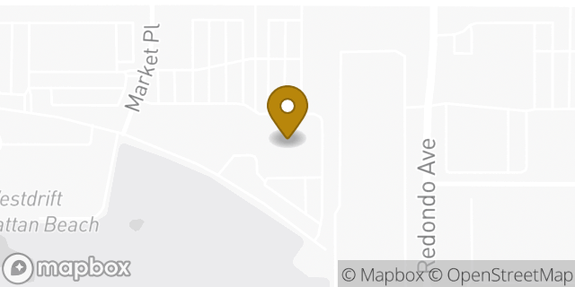 Map showing the location of CVS Pharmacy in Manhattan Beach, CA 90266