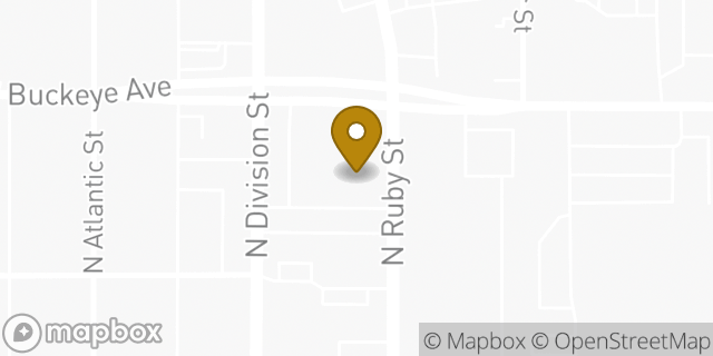 Map showing the location of Staples in Spokane, WA 99207