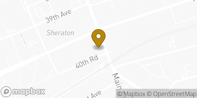 Map showing the location of McDonald's in Flushing, NY 11354