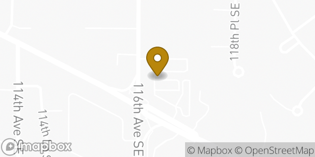 Map showing the location of Starbucks in Kent, WA 98030