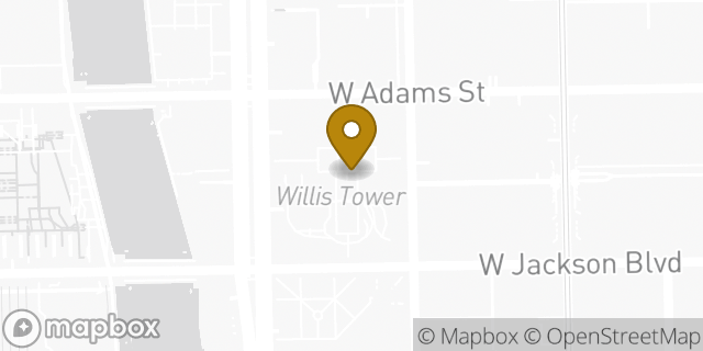 Map showing the location of Chubb Group of Insurance Companies in Chicago, IL 60606