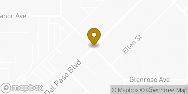 Map showing the location of ATM Chevron in Sacramento, CA 95815