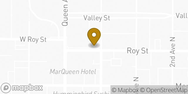 Map showing the location of The UPS Store in Seattle, WA 98109