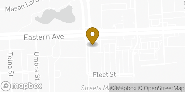 Map showing the location of Starbucks in Baltimore, MD 21224