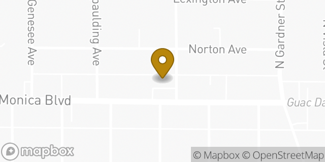 Map showing the location of ATM 7ELEVEN-FCTI in Los Angeles, CA 90046