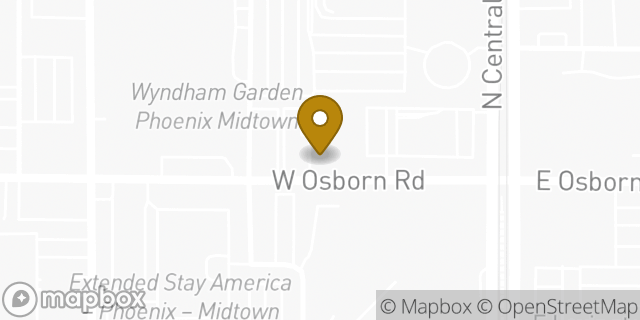Map showing the location of Amazon Locker - Merino in Phoenix, AZ 85013
