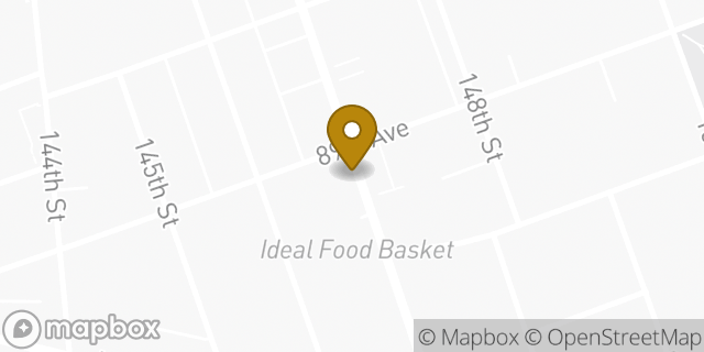 Map showing the location of Starbucks in New York, NY 11435