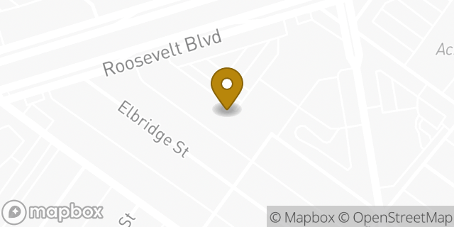 Map showing the location of Papa Johns Pizza in Philadelphia, PA 19149